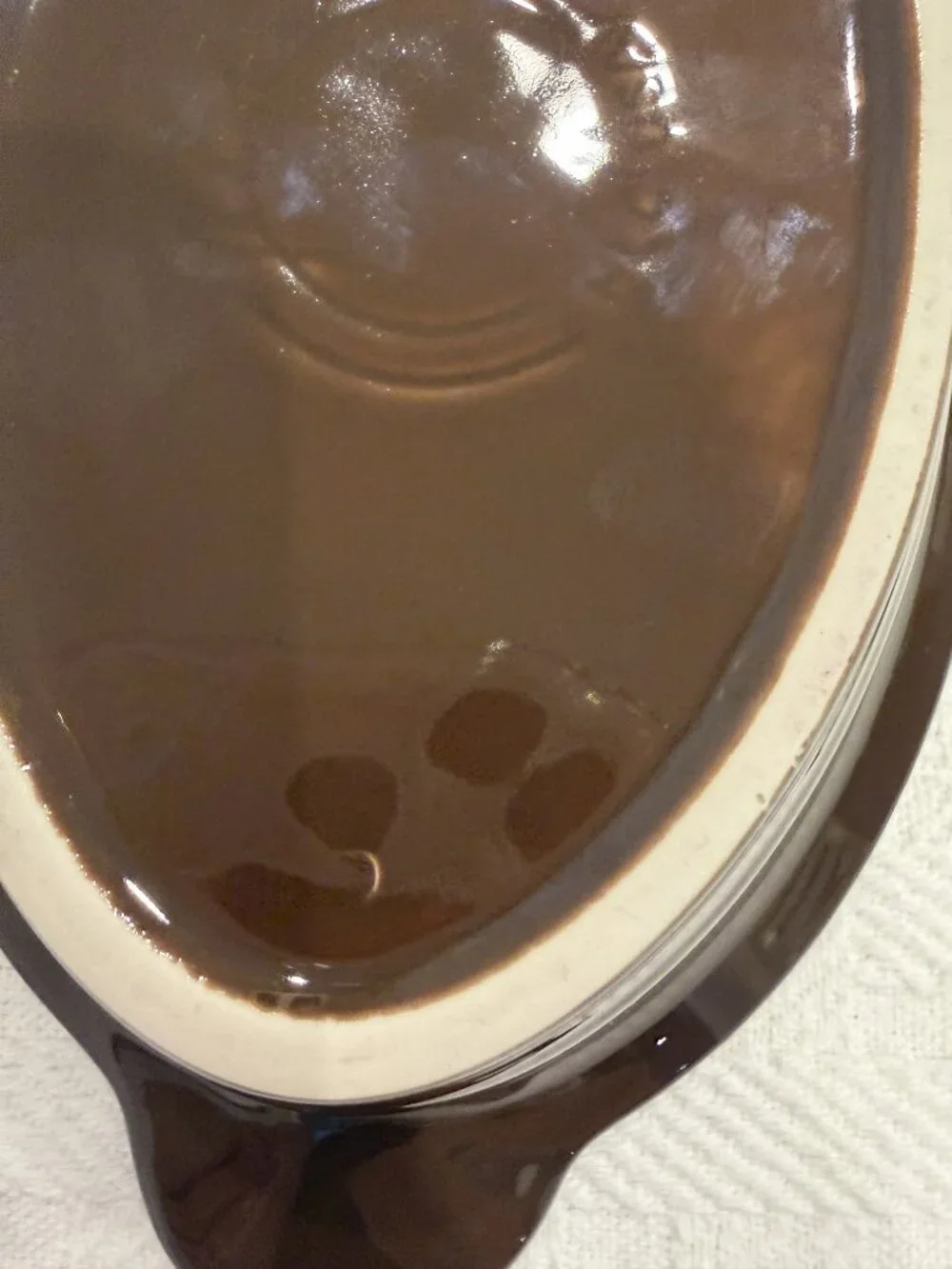 Fiesta Chocolate Brown Individual Oval Baker Au Gratin Dish HLC USA Discontinued